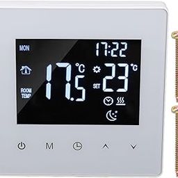 90-240V AC Smart Thermostat Touch Screen Digital Display Constant Temperature Controller for Floor Heating Boiler (K2MRH3A)-image-63