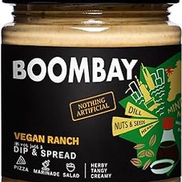 BOOMBAY Vegan Ranch Dip and Spread 190g | Nothing Artificial | No Bad Oils | Zero Sugar | Plant Based | Use as a Salad Dressing, Drizzle on Pizza, Marinade, Spread on Bread-image-9
