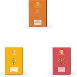 Forest Essentials Lime Soap, Sandalwood Soap, Orange Cinnamon-38
