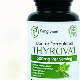 Conglomer Thyrovatt – Natural Thyroid Wellness for Women | 500mg Ayurvedic Blend with Ashwagandha, Tulsi & Brahmi | Innerr Calm, Energy & Balance | 60 Vegan Capsuless-image-57