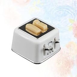 Mini Breadmaker Interactive 2 Pack Bread Machine Dollhouse Bread Maker Machine Small Bread Maker Early Learning Toaster-61