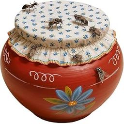 TakshHaven Cotton Matka Cover for Cold Water Insect preventive Elastic Pot cover (Pack of 2-print as per stock availability.)-20
