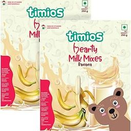 Timios High Protein Banana Swirl Milk Mix - 250 gm-Pack of 2-image-42