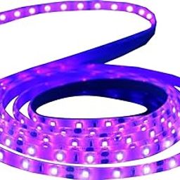 RDR Brand 12V Ultraviolet 395nm (385-400nm) LED Strip Light UV LED Tape Ribbon Backlight for DJ Fluorescence Party Body Painting (5 Meter) (2 Meter)-picture-23