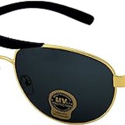 Men's Women's Unisex Non Polarized UV Protected Green Metal Aviator Sunglass-47