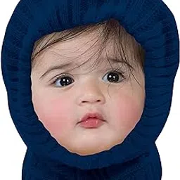 kidbee Baby Boy's & Baby Girl's Woolen Monkey Cap-picture-49
