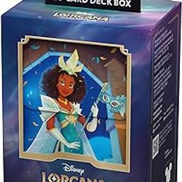 Ravensburger Disney Lorcana TCG: Sky Lights Deck Box Tiana Playing Card Box Fits up to 80 Trading Cards in Card Sleeves-picture-23