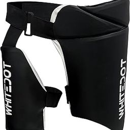 Whitedot Dot 3.1 Levlorn Cricket Combo Thigh Guard, Black and White (Mens Right Hand)-image-48
