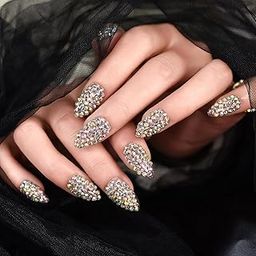The NailzStation Press On Nails Kit | 12 Pcs Artificial Nail Extension Set | Reusable, Handmade, Premium Fake Nails with Glue, Sticker Tabs & Tools set-image-63