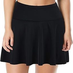Women's High Waist Swim Skirt Tummy Control Swimwear Bikini Bottom-image-46