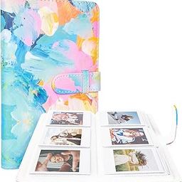 HIYQIN Mini Photo Album for 2x3-Inch Film - 96 Pockets Photo Album for Fujifilm Instax Mini 12/11/9/8/7S/40/90/EVO Instant Camera & Mini Link 2 Printer-99