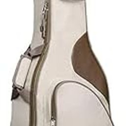 Star House Nylon Acoustic Guitar Bag with Attractive Design, Additional Pocket for Accessories, Grey-image-8