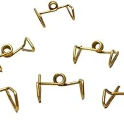 ARS Pure Brass Samai Kadi, Wick Holder for Samayi Lamps & Vilakku, Thiri Stand for Kerala Diya & Oil Lamps (Pack of 6)-image-98