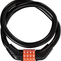 KIRA Store EXBNCL1 Anti-Theft Protection Bike Cable Lock 4 Digit Security Resettable Combination Number Locks for Helmets (2 Feet)-image-78
