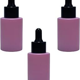 Rentra S.P.A 30ml Matte Pink Painted Glass Bottle + Glass Dropper + BlackRing + Black Silicon Teat, 3 Units, Ideal for storing essential oils, carrier oils, Blends, Cosmetics, Serum etc.-picture-24