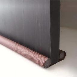 SRaj PVC Two-Sided Door Draft Stopper Weather Stripping Large Door Draft Stopper for Bottom of Doors 39 Inch Under Door Draft Noise Blocker Brown Gap Stoppers Door Draft Guard for Bottom (Pack of 3)-21