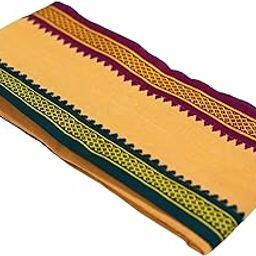 Mens Pure Cotton thundu | Handloom Weaved Angavasthram | Free Size | Devotional Temple Wear Thundu-image-37