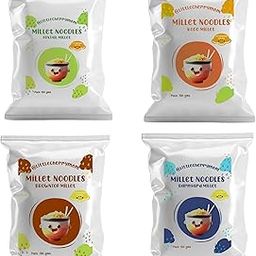 Millet Instant Noodles (Super Combo) – All 4 Flavours (190 gm Each) : Barnyard Millet Noodles, Browntop Millet Noodles, Foxtail Millet Noodles, Kodo Millet Noodles.-image-63