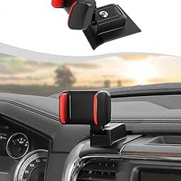 Hoolcar Dash Mount Phone Holder Cell Phone Mounting Bracket Stand Compatible with Dodge Ram 2012-2017, Interior Accessories-image-22