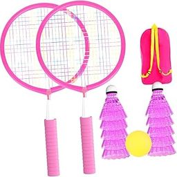 BNF® Kids Badminton Set with Ball Shuttlecock Carry Bag for Summer Playing Garden Pink|Sporting Goods | Tennis & Racquet Sports | Tennis |1pair Badminton Rackets-18