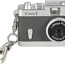 Kenko 144312 Pieni II Digital Toy Camera, Gray, Key Holder Set, 1.31 Megapixels, Photo and Video Capability, Micro SD Card Slot-19