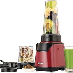 USHA Blender Nutrimagna Pro | 600W |On the Go Blender| Stainless steel blades| Spill proof spout and store lid | 2 blade assembly | Maroon-picture-27