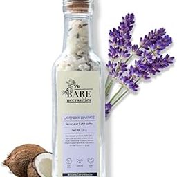 Bare Necessities Lavender Bath Salts | Made with Epsom Salt and Lavender Buds | Relaxing Foot Soak & Body Spa | Muscle Pain Relief | Pedicure & Aromatherapy | 100% Natural - 100g-7
