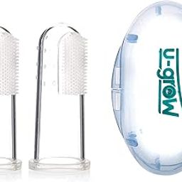 U-Grow Baby Soft Silicone Finger Brush for Newborns with Case Pack of 2-picture-15