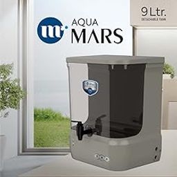 Aqua Mars RO Water Purifier RO+Alkaline+Copper 9 litre Wall mounted or Counter top installation for Home, installation kit Free (Premium Grey Color)-image-99