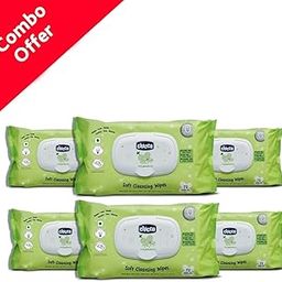 Chicco Fliptop Wipes (72 Count in Each) - Pack of 6-84