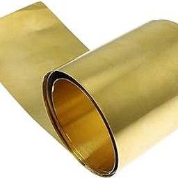 0.1x50x1000mm Brass Sheet Roll, Metal Foil Plate 0.1mm Thickness-17