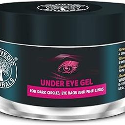 Wildvedic Naturals Under Eye Gel for Dark Circles, Puffiness & Wrinkles – Anti-Aging, Hydrating Eye Cream for Men & Women – Reduces Bags, Fine Lines, and Tired Eyes-50G-4