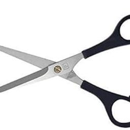 Hair Cutting Scissor Smooth And Comfortable Hair Cutting Scissors Professional Stainless Steel for Salon Barber and Home Use for Men and Women Hair Cut Scissors (Black Handle) - Set of 1-image-26