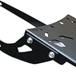 Motorcycle Back Luggage| Carrier Rack Plate |Back Carrier |Top Rack Plate, Metal, Black for CB350.-image-36