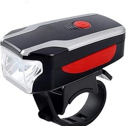 Shivexim Waterproof Alarm Speakers Headlight Anti-Theft System Bicycle Light and Non Rechargeable Light Horn Led Front Light-7