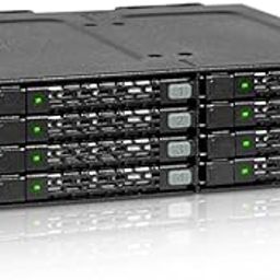 Icy Dock MB998SP-B Trays - 2.5 inch SATA Hard Drive Enclosure - Black Metal - eSATA-13
