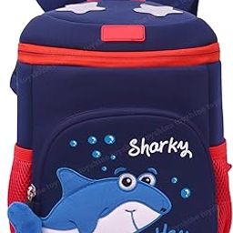 Sharky Backpacks for Kids Girls Boys Cute Toddler Backpack Preschool Nursery Travel Bag - Mini S-image-12