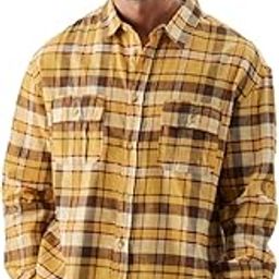 Plaid: Oak Buff Men Utility Shirts-image-64