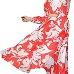 oomph! Printed Crepe One Shoulder Midi Dress For Women-picture-33