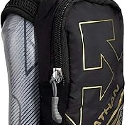 Nathan SpeedDraw Plus Insulated Flask, Handheld Running Water Bottle. Grip Free for Runners, Hiking etc. (Black / Metallic Gold)-image-3