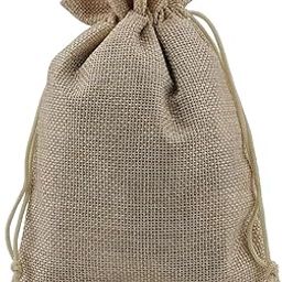 TurtleGrip Jute Gift Bags, 4x4 Inches (10x10 cm), Brown Pouches for Return Gifts, Party Favors, Birthdays & Festive Gifting – Pack of 10-image-14
