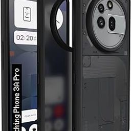 RIGGEAR Shockproof Sleek Hybrid Armor Back Cover Case for Nothing Phone 3a Pro (Smoke Black Matte PC + Black TPU Bumper)-picture-28
