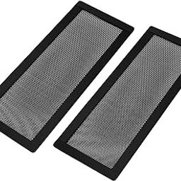 Magnetic Floor Register Vent Covers, 4 x 10 Inch Stronger Magnet Vent Mesh,PVC Vent Screen Trap Perfect for Wall, Ceiling, Home Floor Air Vent Filters, Catch Debris Hair Insect-2Pack (4"x10", Black)-picture-18