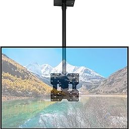RISSACHI® Ceiling TV Stand for 26 to 42 Inch – Durable & Height Adjustable Ceiling Mount for TV – Secure & Space-Saving TV Ceiling Mount Stand for LED/LCD TVs-image-14