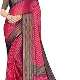 Women's Brasso Elephant Printed Saree With Unstitched Blouse Piece | Traditional Ethnic Wear | Wedding/Festive Sarees | Everyday Sari-image-98