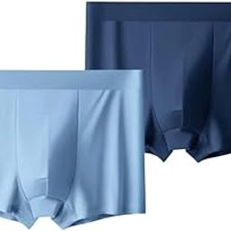Men's Ice Silk Soft Boxer Shorts | Pack of 2 | Ultra-Light Nylon Blend Innerwear | Breathable & Quick Dry | Regular Fit, Size L & XL for All-Day Comfort-picture-54