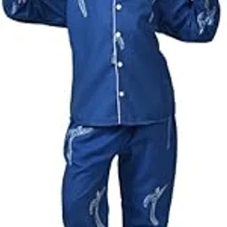 club96 Women's Cotton Printed Full Sleeve Night Suit Set | Pajama Set | Casual Night Dress for Girls-picture-17