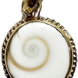 Natural Gomati Chakra Pendant Locket 7.22-8.33 Ratti 6.50-7.50 Carat Panchdhatu Metal Pendant Locket for Men and Women-image-45