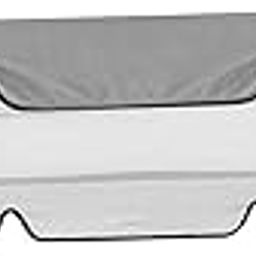 UJEAVETTE Swing Canopy Replacement Cover Swing Top Cover for Patio Hammock Swing Chair Gray-image-47
