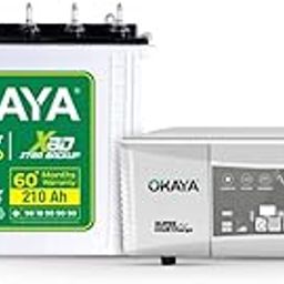 Okaya Inverter & Battery Combo (Smart Wave QSW 1365 Quasi Sine Wave 1115VA/12V with Pro Power OPTT24060 210Ah/12V) Inverter with Battery for Home, Office & Shops-picture-15